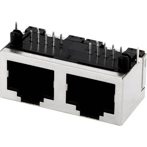 Thumbnail - econ connect MPU288A Multiport 2xRJ45 MPU288A Buchse, Einbau horizontal Polzahl Sensoren 8P8C Metall 1 St.