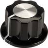 SCI RN-99F(6.4mm) RN-99F(6.4mm) Drehknopf mit Zeiger Schwarz, Weiß (Ø x H) 19.5 mm x 11.5 mm 1 St.