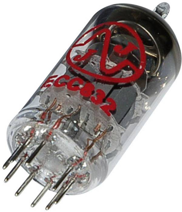 BTB Vertrieb 12DW7/ECC832 Elektronenröhre Doppeltriode 100 V 0.5 mA Polzahl: 9 Sockel: Noval Inhalt 1 St.
