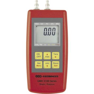 Greisinger GMH3161-07H Druck-Messgerät kalibriert (ISO) Luftdruck, Nicht aggressive Gase, Korrosive Gase -0.001 - 0.07 b