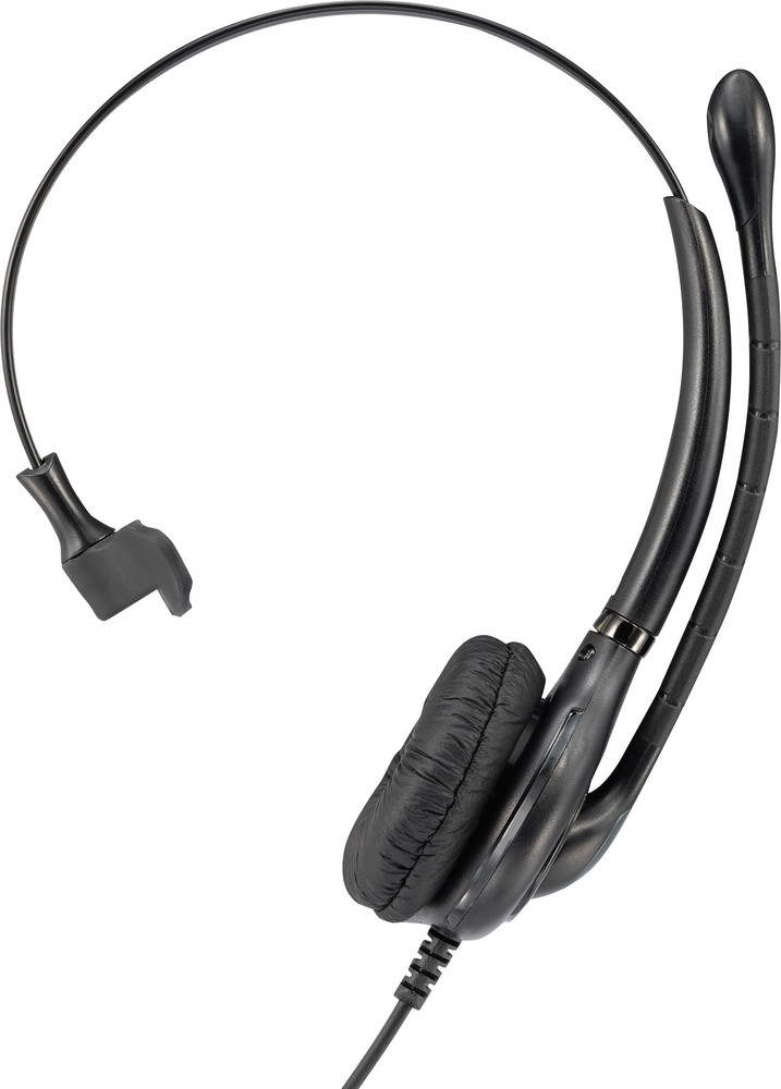 TelefonHeadset QD (Quick Disconnect) schnurgebunden Basetech KJ101M