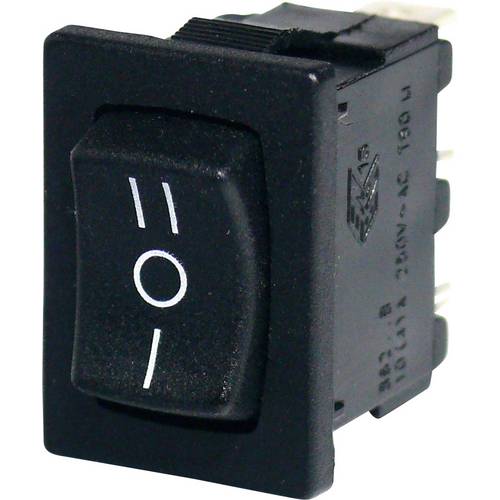 Arcolectric (Bulgin Ltd.) H8620VBAAC Wippschalter H8620VBAAC 250 V 10 A 1 x Ein/Aus/Ein rastend 1 St.