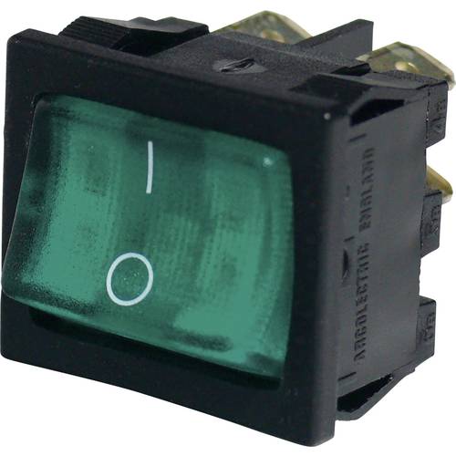 Arcolectric (Bulgin Ltd.) H8653VBNBP Wippschalter H8653VBNBP 250 V 6 A 1 x Ein/Aus rastend 1 St.