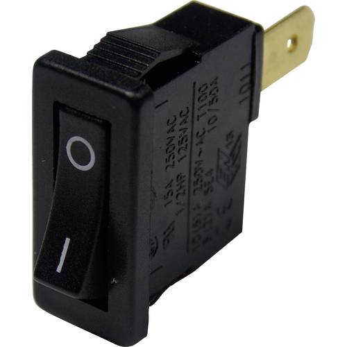 Arcolectric (Bulgin Ltd.) H8800VAAAB Wippschalter H8800VAAAB 250 V/AC 15 A 1 x Aus/Ein rastend 1 St.