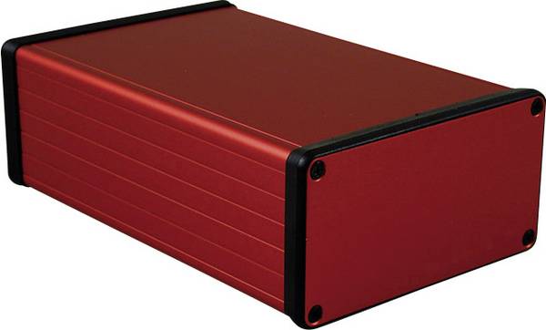 Hammond Electronics  1455N1601RD Profil-Gehäuse 160 x 103 x 53  Aluminium  Rot 1 St.