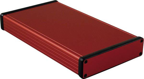 Hammond Electronics 1455P2201RD Profil-Gehäuse 220 x 125 x 30.5 Aluminium Rot 1 St.