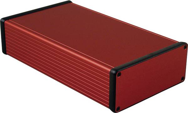 Hammond Electronics  1455Q2201RD Profil-Gehäuse 220 x 125 x 51.5  Aluminium  Rot 1 St.