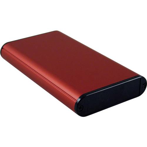 Hammond Electronics 1455B1202RD Profil-Gehäuse 120 x 71.7 x 19 Aluminium Rot 1 St.