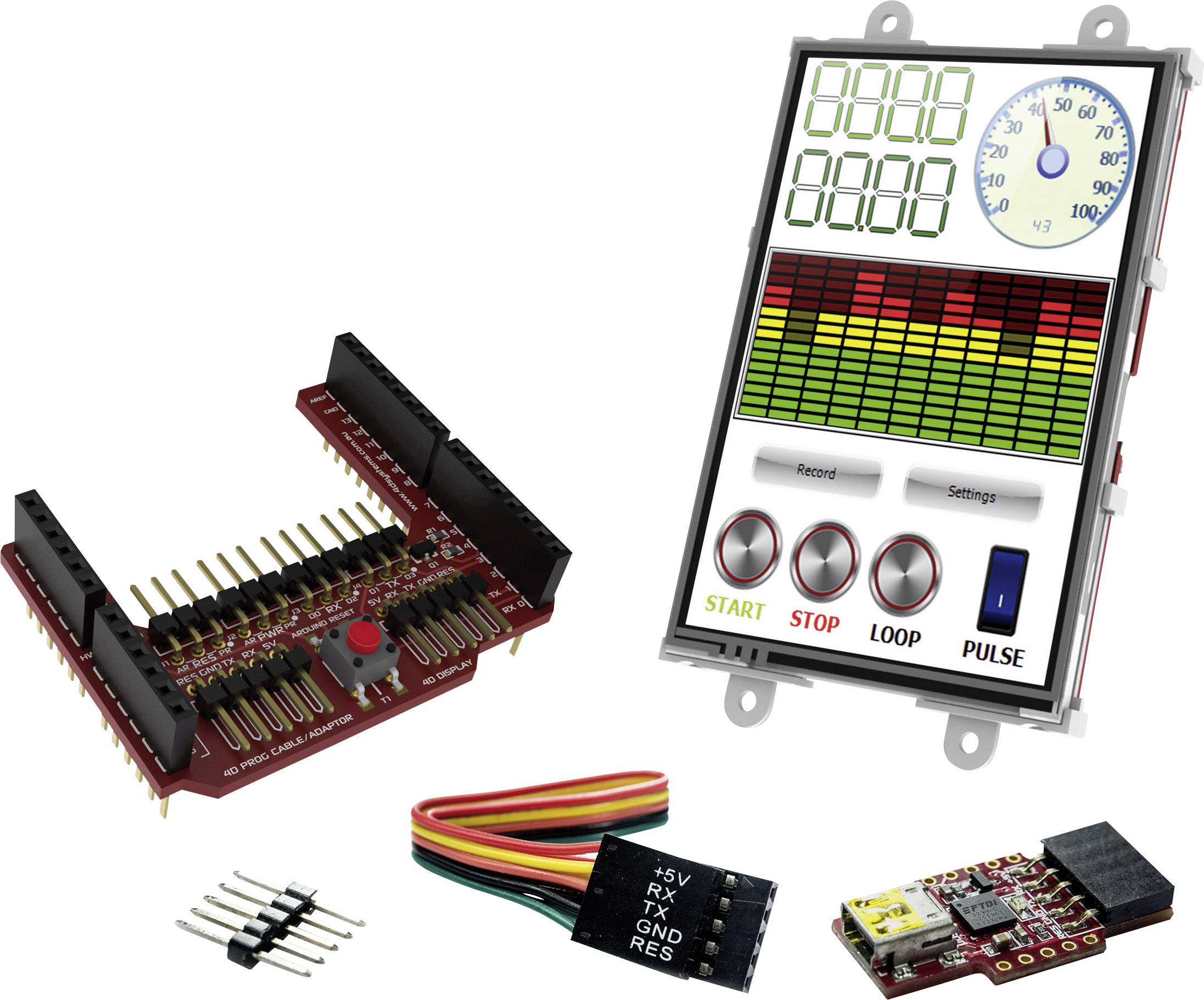 4D Systems gen4 Arduino kompatibles Display Resistiver Touchscreen 3.5 in, 480 x 320 pixel, für Arduino