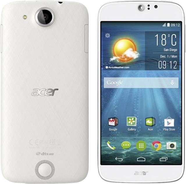 Acer Liquid Jade S Smartphone 12.7 cm (5 ") 1.5 GHz Octa Core 16 GB 13 MPix  Android™
