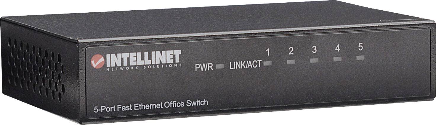 INTELLINET Fast Ethernet Office Switch 5 Port 10/100 Mbit/s