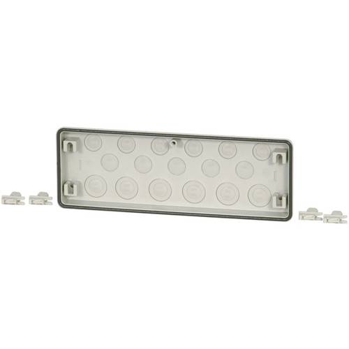 Eaton FL4-3 17236 Flanschplatte mit Vorprägung (L x B x H) 23 x 329 x 116 mm Plastik Grau 1 St.