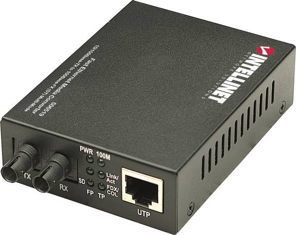 Intellinet 506519 LAN, ST Duplex Netzwerk-Medienkonverter 100 MBit/s