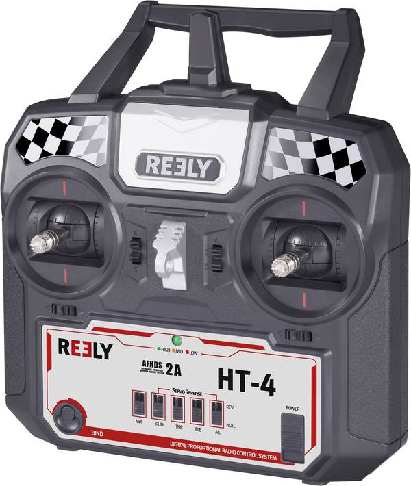 Reely HT-4  Hand-Fernsteuerung 2,4 GHz Anzahl Kanäle: 4 inkl. Empfänger