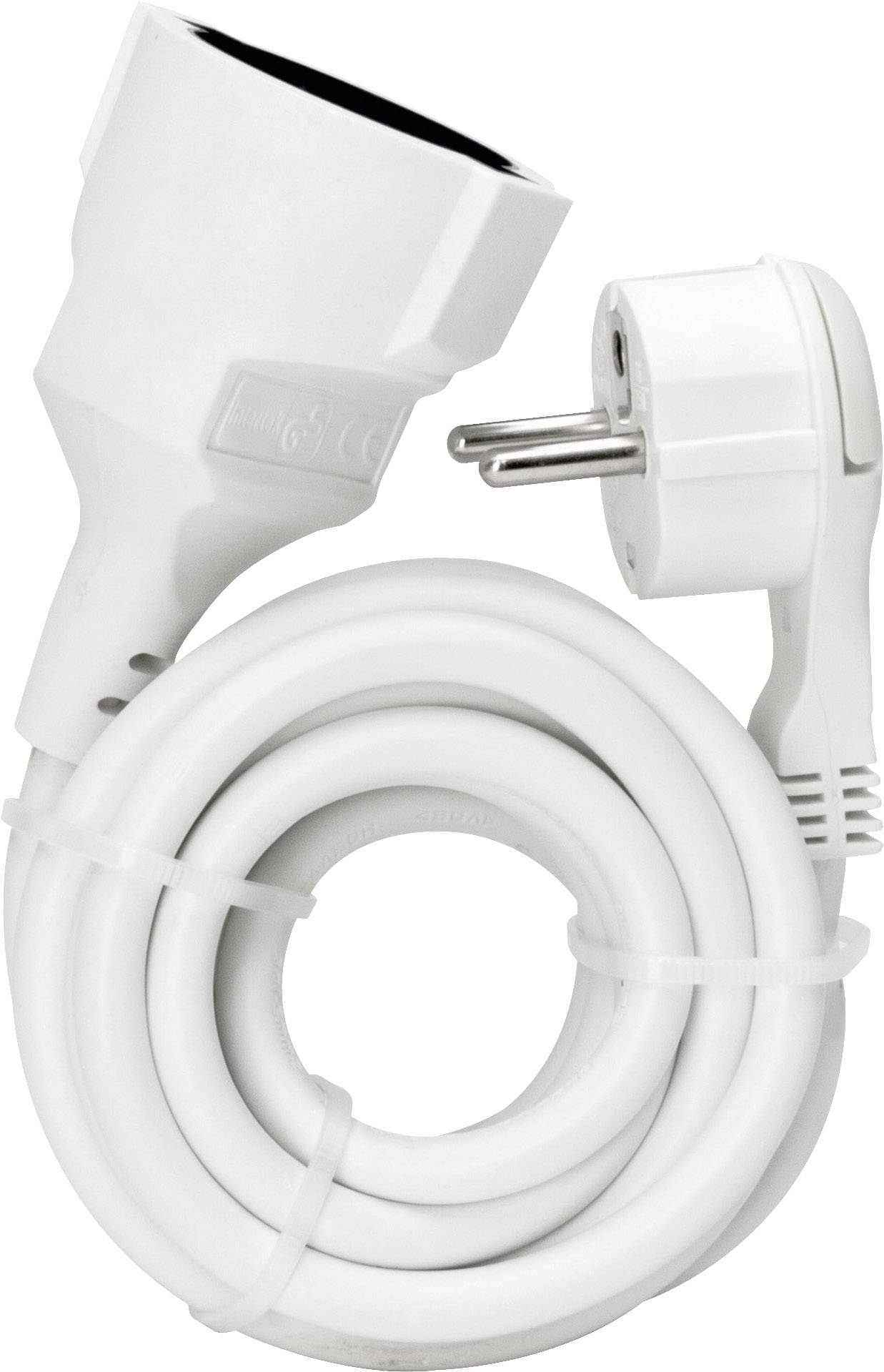 Kopp 143602080 Strom Verlängerungskabel Weiß 3.00 m H05VV-F 3G 1,5 mm²