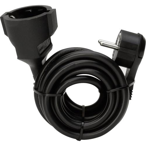 Kopp 143605083 Strom Verlängerungskabel Schwarz 3.00 m H05VV-F 3G 1,5 mm²