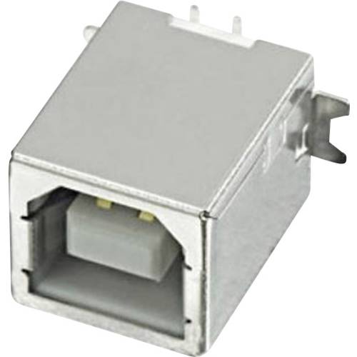 Einbaubuchse USB-B SMD 180Gr. Buchse, Einbau vertikal UBU1BSMDH 1 Port UBU1BSMDH econ connect Inhalt: 1 St.