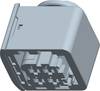 TE Connectivity Buchsengehäuse-Kabel HDSCS, MCP Polzahl Gesamt 4 3-1418390-1 1 St.