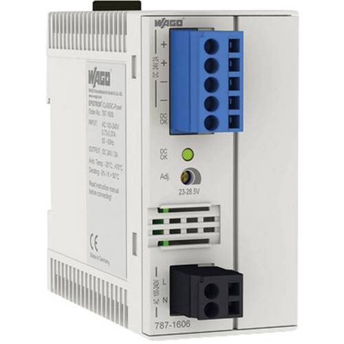 WAGO Kontakttechnik GmbH Hutschienen-Netzteil (DIN-Rail) 24 V/DC 2.2 A 62 W Anzahl Ausgänge:1 x Inhalt 1 St.