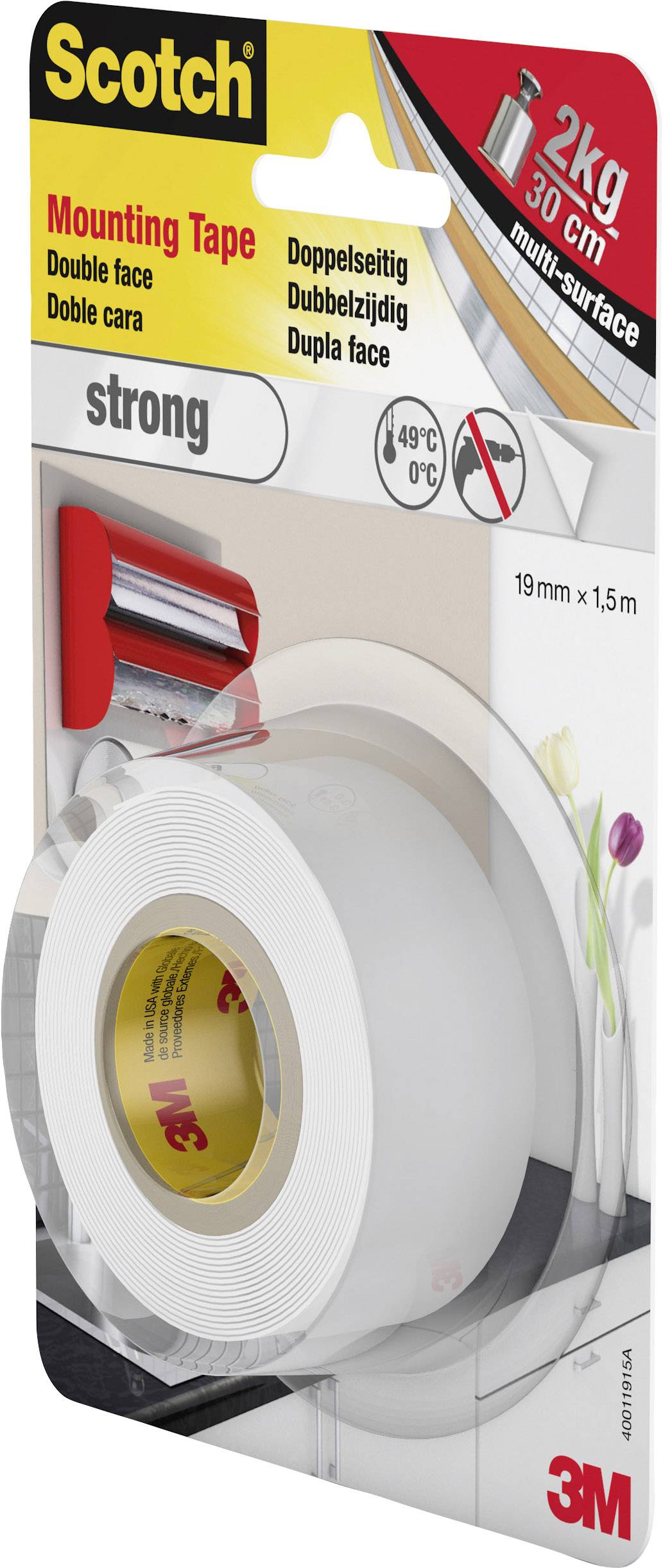 3M Fix INTERIOR doppelseitiges Klebeband-1