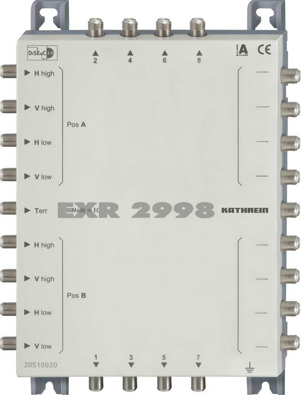Kathrein EXR 2998, BNC, Metallisch, Metall, 900 g, 172 x 228 x 44 mm