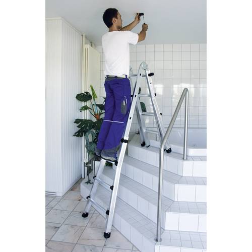 Teleskopleiter oTraverse 4x5Sprossen
