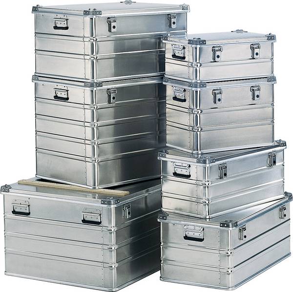 MUNK Günzburger Steigtechnik  11139 Transportkiste Aluminium (L x B x H) 902 x 379 x 495 mm
