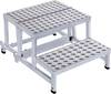 MUNK Günzburger Steigtechnik 50411 Aluminium Treppe Erweiterunsmodul Arbeitshöhe (max.): 2.4 m Silber 3.5 kg