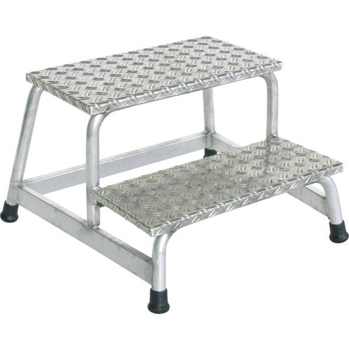 Thumbnail - MUNK Günzburger Steigtechnik 50008 Aluminium Treppe Arbeitshöhe (max.): 2.4 m Silber 5.5 kg