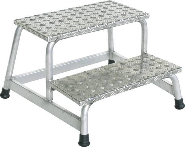 MUNK Günzburger Steigtechnik  50008 Aluminium Treppe  Arbeitshöhe (max.): 2.4 m Silber 5.5 kg
