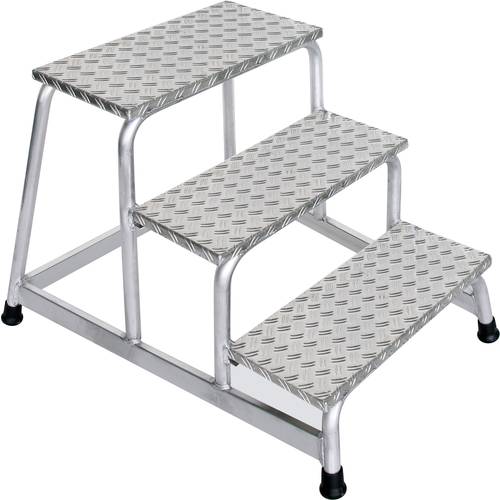 Thumbnail - MUNK Günzburger Steigtechnik 50009 Aluminium Treppe Arbeitshöhe (max.): 2.6 m Silber 8.5 kg