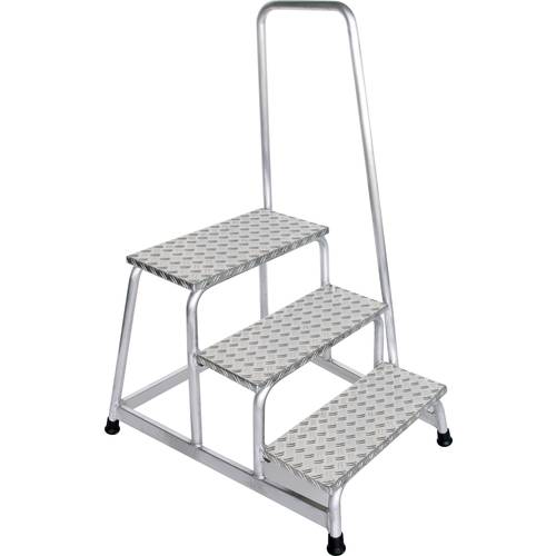 Thumbnail - MUNK Günzburger Steigtechnik 50043 Aluminium Treppe Arbeitshöhe (max.): 2.6 m Silber 10.2 kg