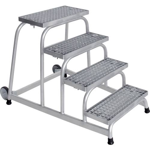 MUNK Günzburger Steigtechnik 51020 Aluminium Treppe Arbeitshöhe (max.): 2.8 m Silber 16 kg