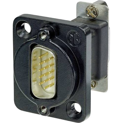 Thumbnail - Neutrik NADB15MF-B D-SUB Adapter D-SUB-Stecker 15pol. - D-SUB-Buchse 15pol. 1 St.