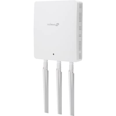 WLAN-Access-Point mit drei Antennen, geeignet für den Innenbereich. Ideal für die Erweiterung des drahtlosen Netzwerks.