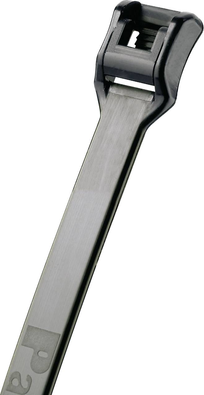 Panduit ILT3S-C0 ILT3S-C0 Kabelbinder 292 mm 4.80 mm Schwarz mit flacher Kopfgeometrie, Witterungsstabil 1 St.