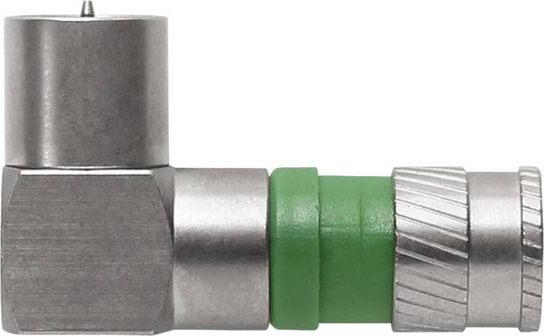 Axing CFS 100-48 F-Winkelstecker Kompression Anschlüsse: F-Stecker Kabel-Durchmesser: 4.9 mm 1 St.