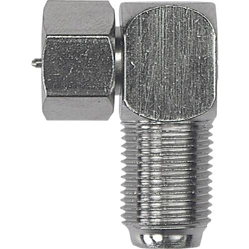 Axing CFA 6-02 F-Winkelstecker Mit Gummidichtung Anschlüsse: F-Stecker, F-Buchse 1 St.