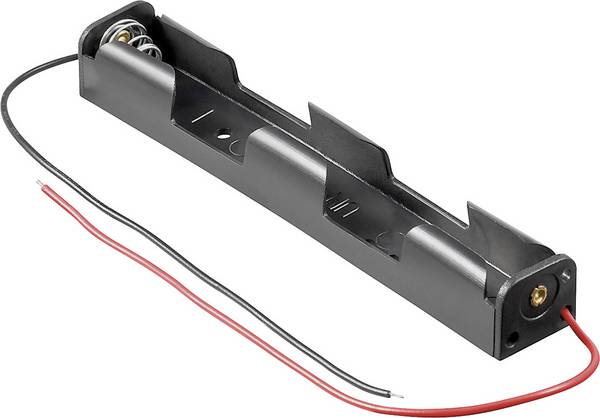 Goobay 11983 Batteriehalter 2x Mignon (AA) Kabel (L x B x H) 109 x 16.6 x 14 mm
