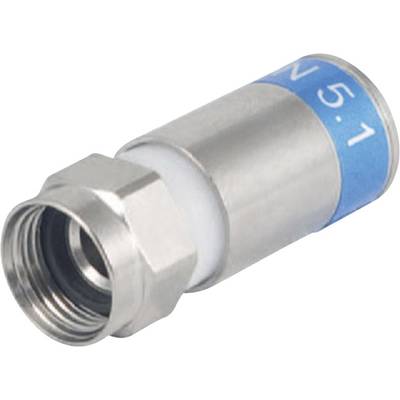 Kathrein 21210018 F-Stecker Kompression Anschlüsse: F-Stecker Kabel-Durchmesser: 7 mm 1 St.
