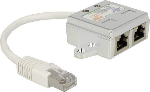 Netzwerk Adapter Delock RJ45 -> 2x RJ45 St/Bu 0.15m