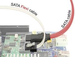 SATA-Kabel Delock SATA III -> SATA St/St 0.20m FLEXI weiß-3