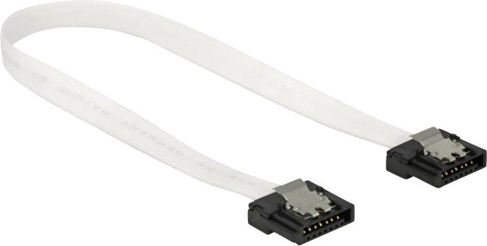 SATA-Kabel Delock SATA III -> SATA St/St 0.20m FLEXI weiß-5