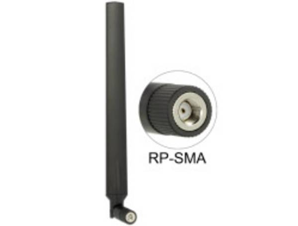 Delock 88913 88913 WLAN Stab-Antenne 7 dB 2.4 GHz, 5 GHz