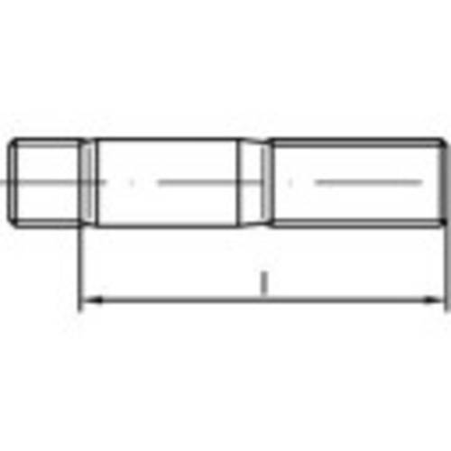 TOOLCRAFT TO-9977667 Stiftschrauben M24 110 mm DIN 938 Stahl galvanisch verzinkt 10 St.