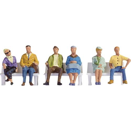 NOCH H0 Sitzende Sitzend, Bemalt