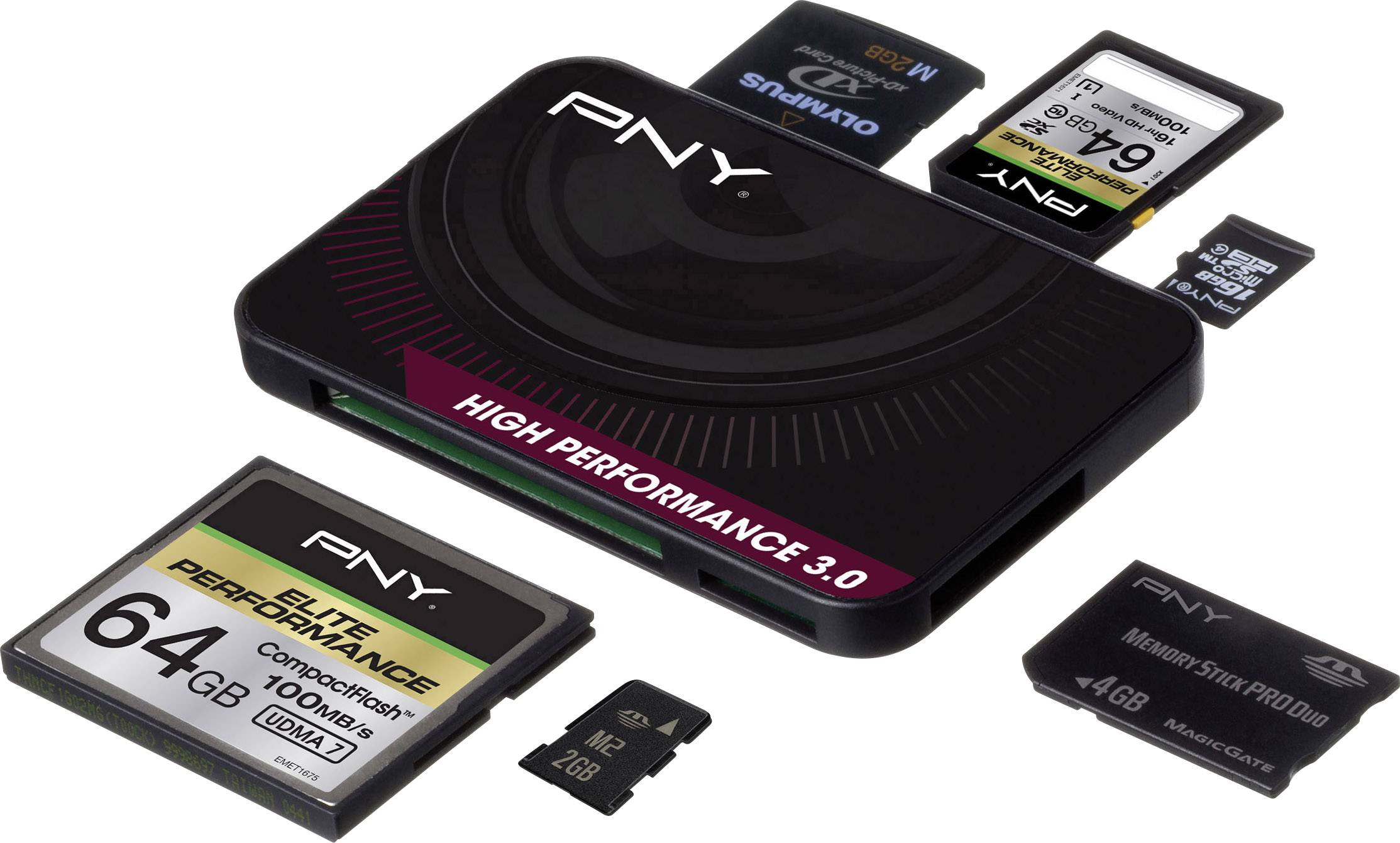 PNY High Performance Reader 3.0 - Kartenleser (Multi-Format)-2
