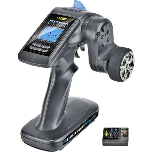 Carson Modellsport Reflex Wheel Pro III LCD 2.4 GHz Pistolengriff-Fernsteuerung 2,4 GHz Anzahl Kanäle: 3 inkl. Empfänger