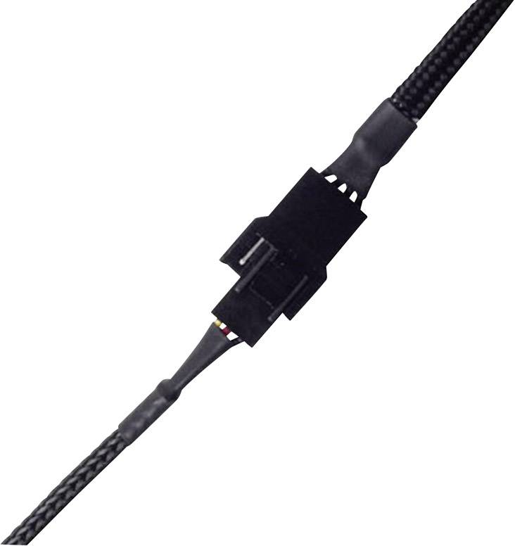 SilverStone CPF03 - Verlängerungskabel für Lüfterspannungsversorgung - 4-polig PWM (W) zu 4-polig PWM (M) - 30 cm - Schw-3
