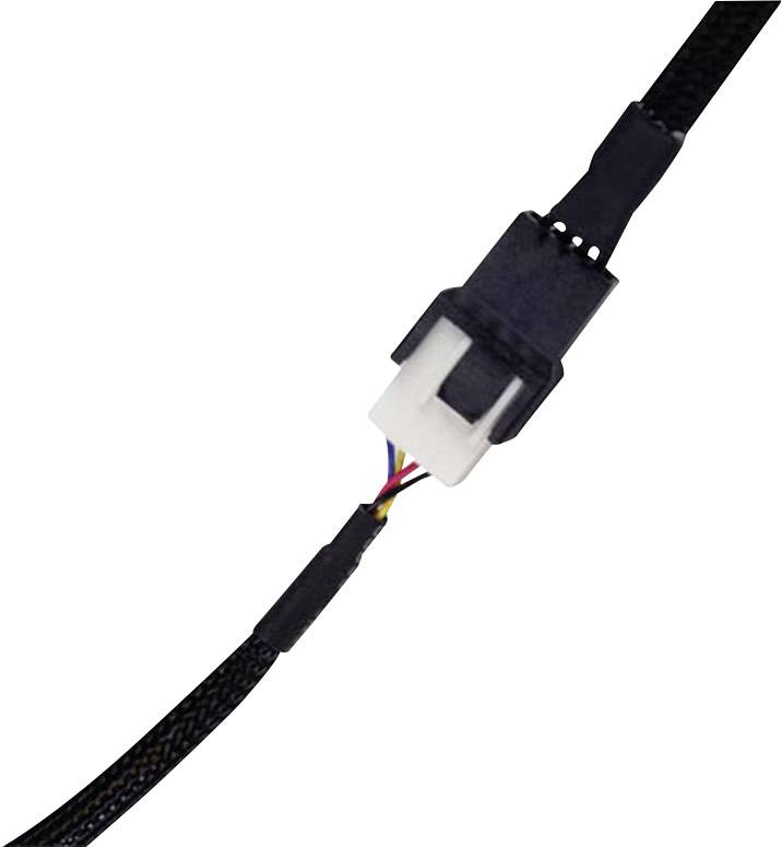 SilverStone CPF03 - Verlängerungskabel für Lüfterspannungsversorgung - 4-polig PWM (W) zu 4-polig PWM (M) - 30 cm - Schw-4
